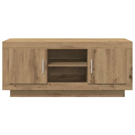 TV-skab 102 x 35 x 45 cm Artisan Egetræ Konstrueret træ