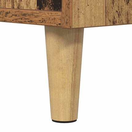 Sengeskab Gammelt træ 40 x 35 x 47,5 cm Konstrueret træ
