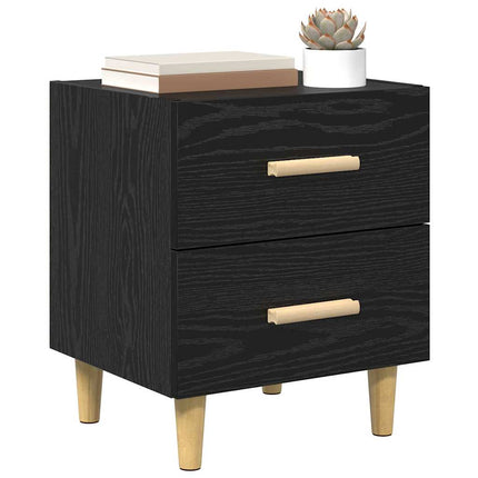 Sengeskab Sort eg 40 x 35 x 47,5 cm Konstrueret træ