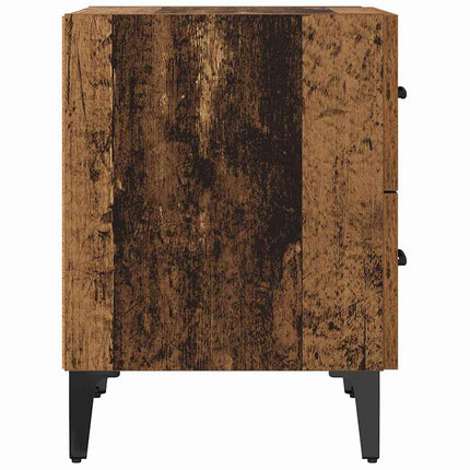 Sengeskab Gammelt træ 40 x 35 x 47,5 cm Konstrueret træ