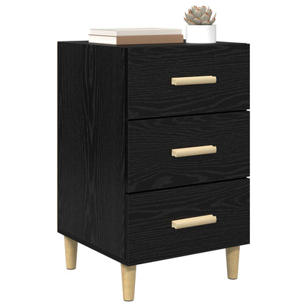 Natskab Sort eg 40 x 40 x 66 cm Konstrueret træ