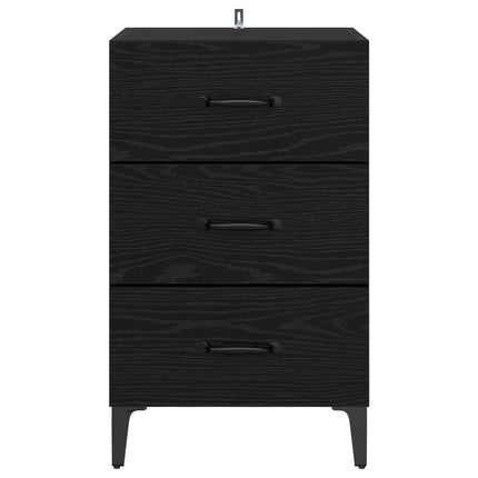 Natskab Sort eg 40 x 40,5 x 66 cm Konstrueret træ