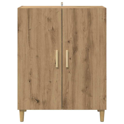 Sideboard Artisan Egetræ 70 x 34 x 90 cm Konstrueret træ