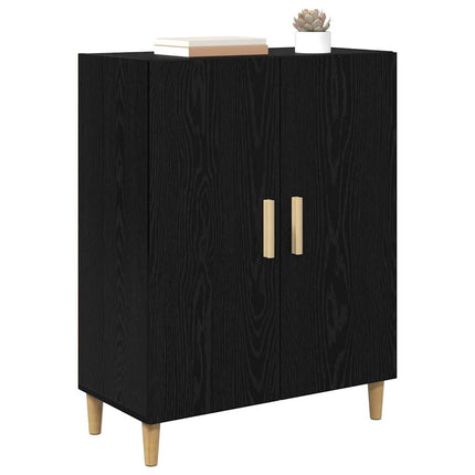 Sideboard Sort eg 70 x 34 x 90 cm Konstrueret træ