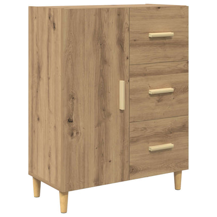 Sideboard Artisan Egetræ 34 x 69,5 x 90 cm Konstrueret træ