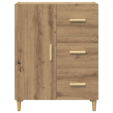 Sideboard Artisan Egetræ 34 x 69,5 x 90 cm Konstrueret træ