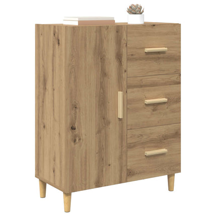 Sideboard Artisan Egetræ 34 x 69,5 x 90 cm Konstrueret træ