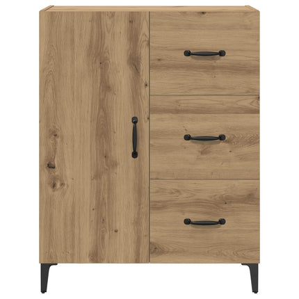 Sideboard Artisan Egetræ 69,5 x 34 x 90 cm Konstrueret træ