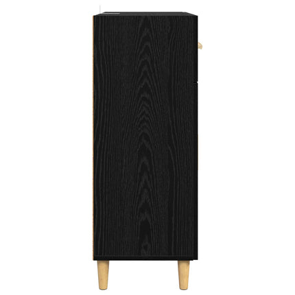 Sideboard Sort eg 34 x 69.5 x 89 cm Konstrueret træ