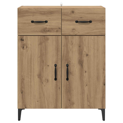 Sideboard Artisan Egetræ 69,5 x 34 x 90 cm Konstrueret træ