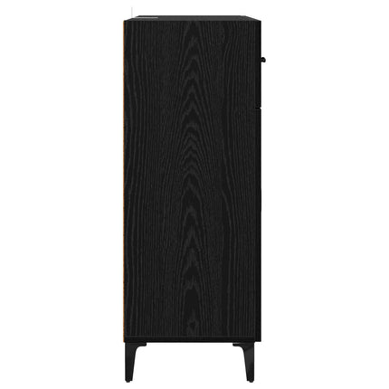 Sideboard Sort eg 69,5 x 34 x 90 cm Konstrueret træ