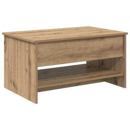 Sofabord Artisan Egetræ 80 x 50,5 x 41,5 cm Konstrueret træ