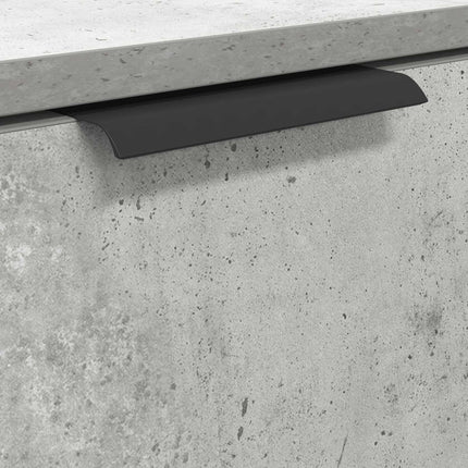 Badeværelsesskab Beton Grå 64,5 x 33,5 x 59 cm Konstrueret træ