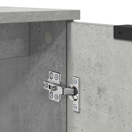 Badeværelsesskab Beton Grå 64,5 x 33,5 x 59 cm Konstrueret træ