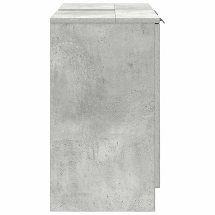 Badeværelsesskab Beton Grå 64,5 x 33,5 x 59 cm Konstrueret træ
