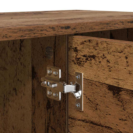 TV-skab 102 x 35 x 36,5 cm Gammelt træ Konstrueret træ