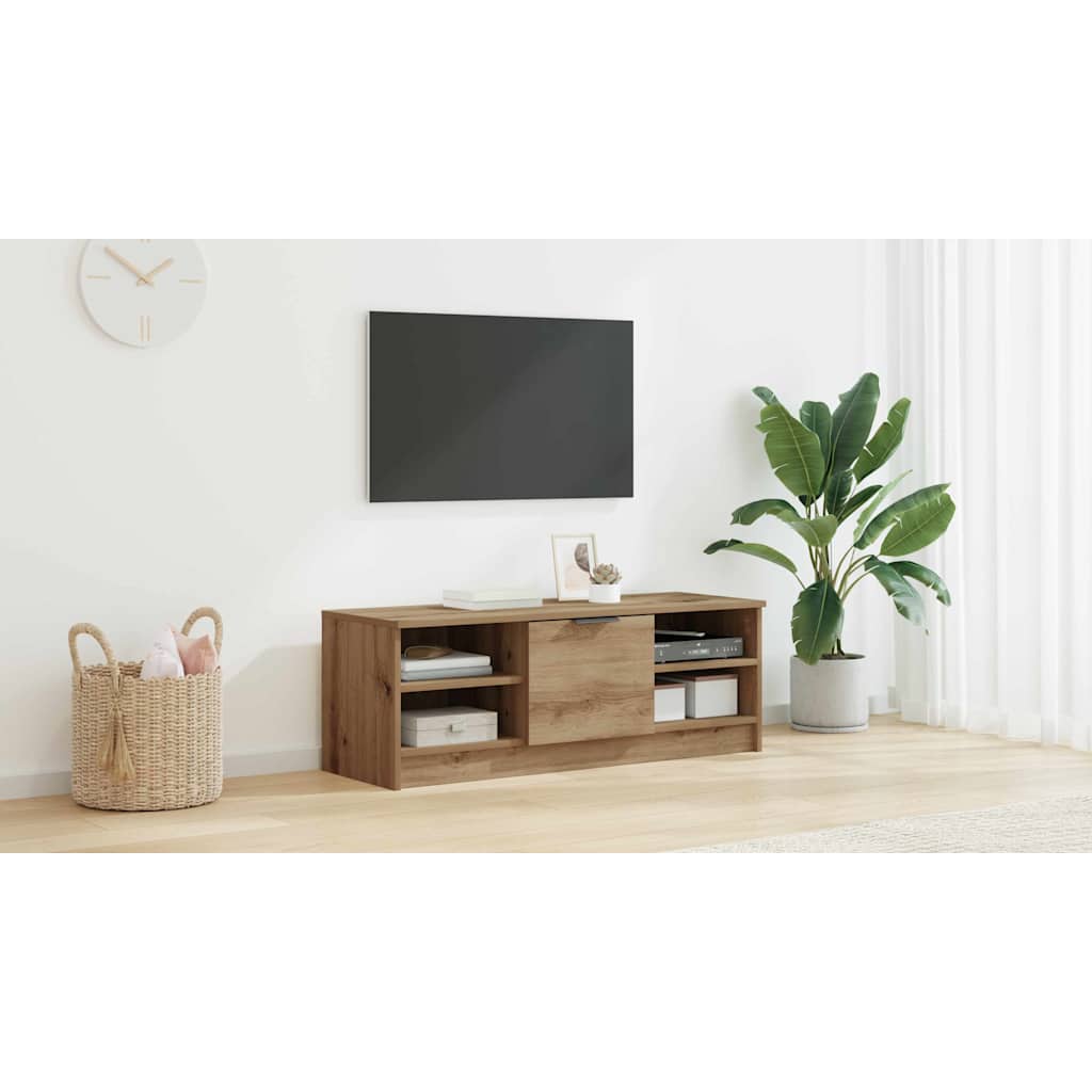 TV-skab Artisan Egetræ 102 x 35 x 36,5 cm Konstrueret træ