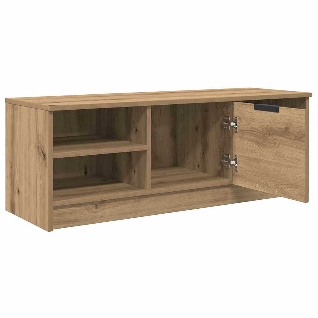 TV-skab Artisan Egetræ 102 x 35 x 36,5 cm Konstrueret træ