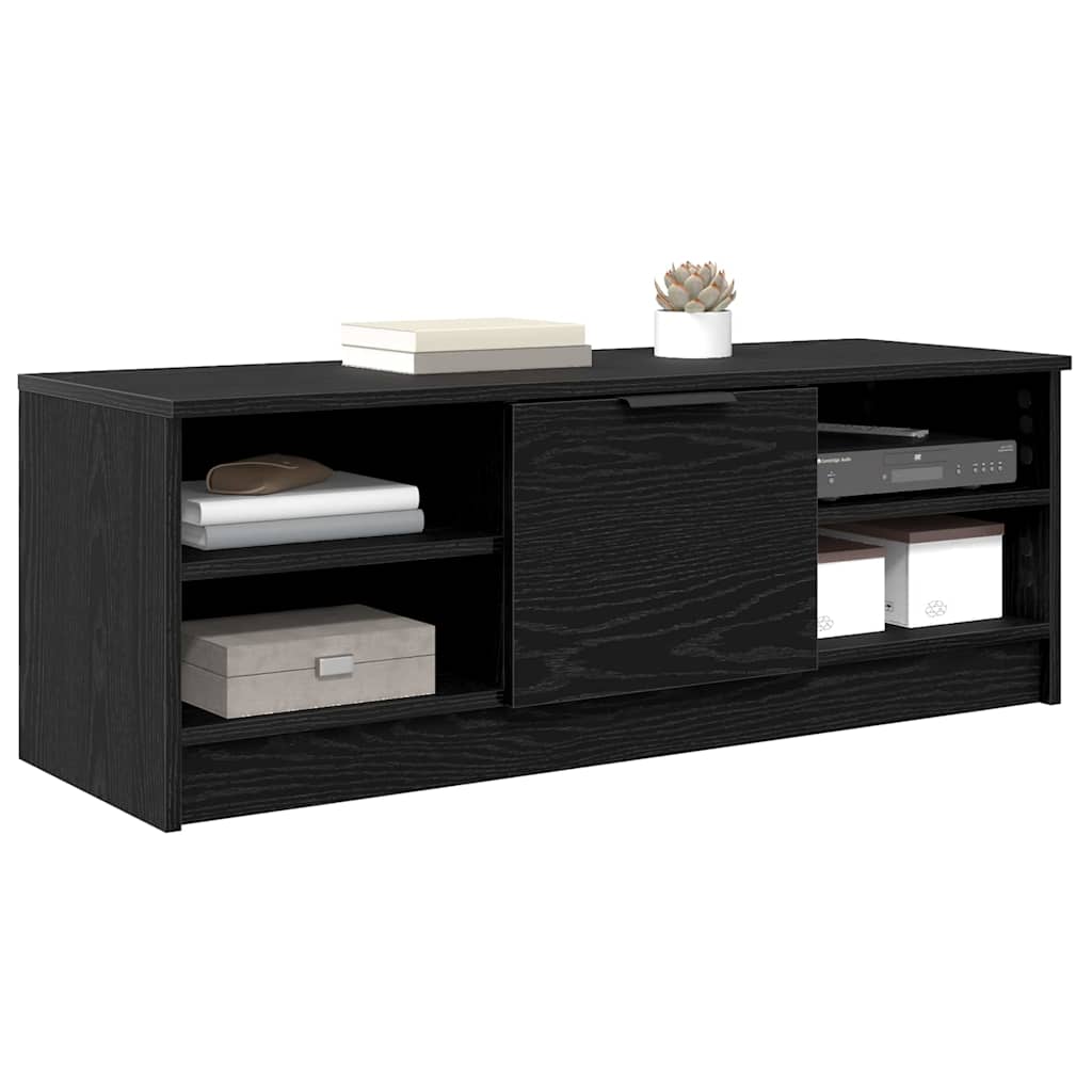 TV-skab Sort eg 102 x 35 x 36,5 cm Konstrueret træ