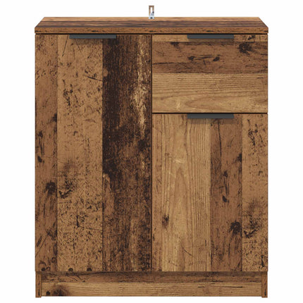Sideboard Gammelt træ 60 x 30 x 70 cm Konstrueret træ