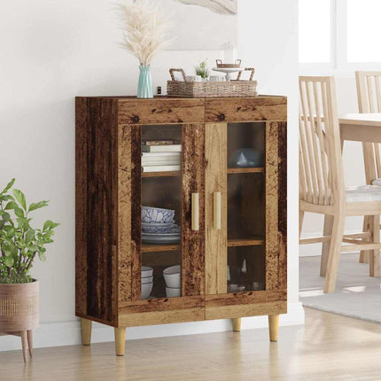 Sideboard Gammelt træ 69,5 x 34 x 90 cm Konstrueret træ