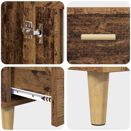 Highboard Gammelt træ 70 x 31 x 115 cm Konstrueret træ