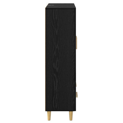 Highboard Sort eg 70 x 31 x 115 cm Konstrueret træ