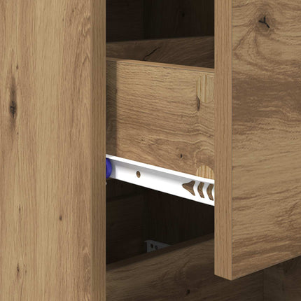 Sideboard artisan eg 34 x 34,5 x 90 cm Konstrueret træ