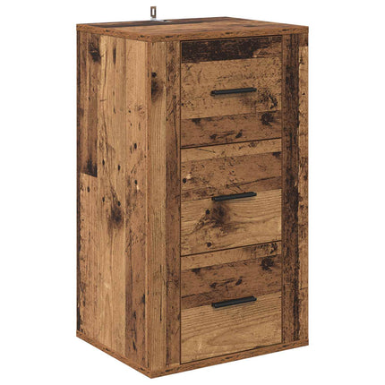 Sideboard Gammelt træ 40 x 33 x 70 cm Konstrueret træ