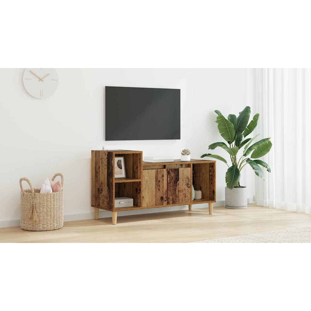 TV-skab Gammelt træ 100 x 35 x 55 cm Konstrueret træ