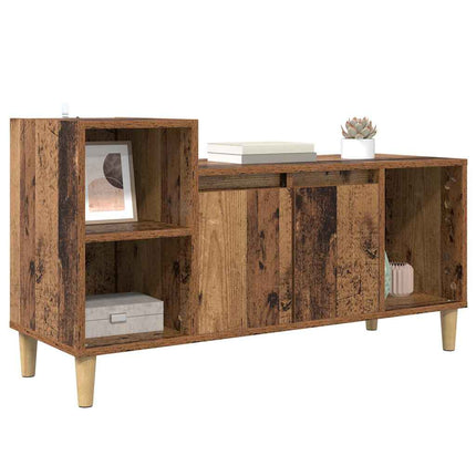 TV-skab 100 x 35 x 55 cm Gammelt træ Konstrueret træ