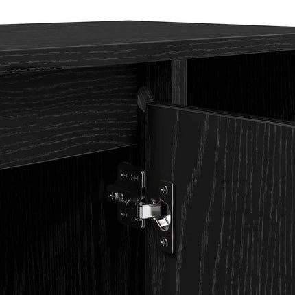 TV-skab 100 x 35 x 55 cm Sort eg Konstrueret træ