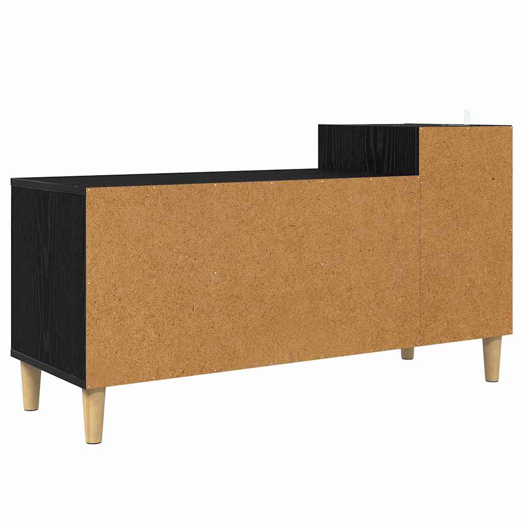 TV-skab Sort eg 100 x 35 x 55 cm Konstrueret træ