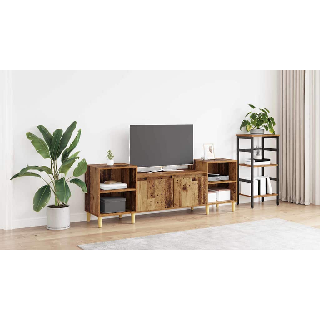 TV-skab Gammelt træ 160 x 35 x 55 cm Konstrueret træ