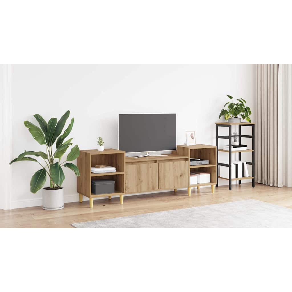 TV-skab Artisan Egetræ 160 x 35 x 55 cm Konstrueret træ