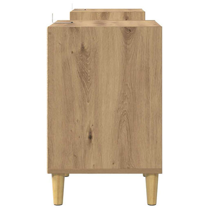 TV-skab 160 x 35 x 55 cm Artisan Egetræ Konstrueret træ