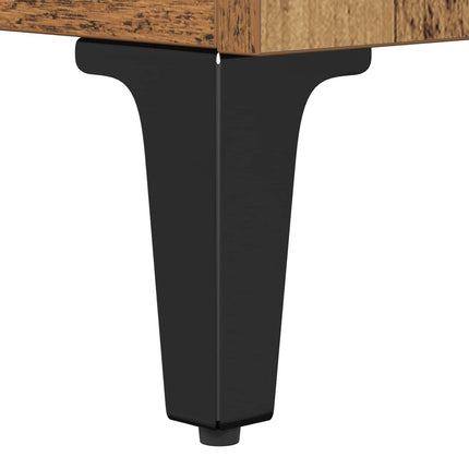 Sko skab 102 x 36 x 60 cm Konstrueret træ Gammelt træ