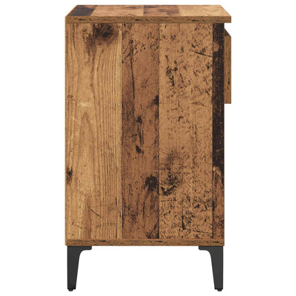 Sko skab 102 x 36 x 60 cm Konstrueret træ Gammelt træ