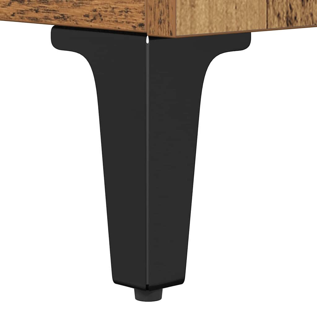 Sofabord med skuffe Gammelt træ 90 x 49 x 45 cm Konstrueret træ