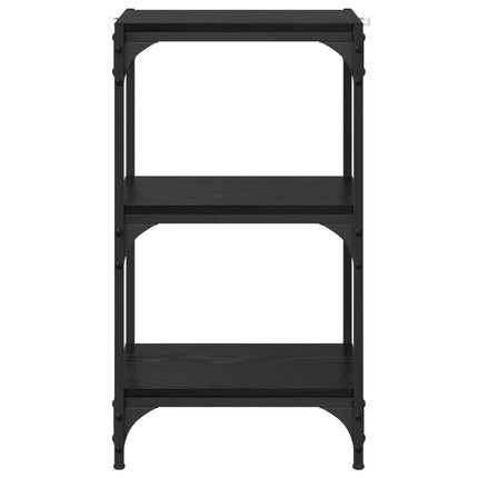 Bogskab Sort eg 40 x 33 x 70,5 cm Ingeniørt træ og jern