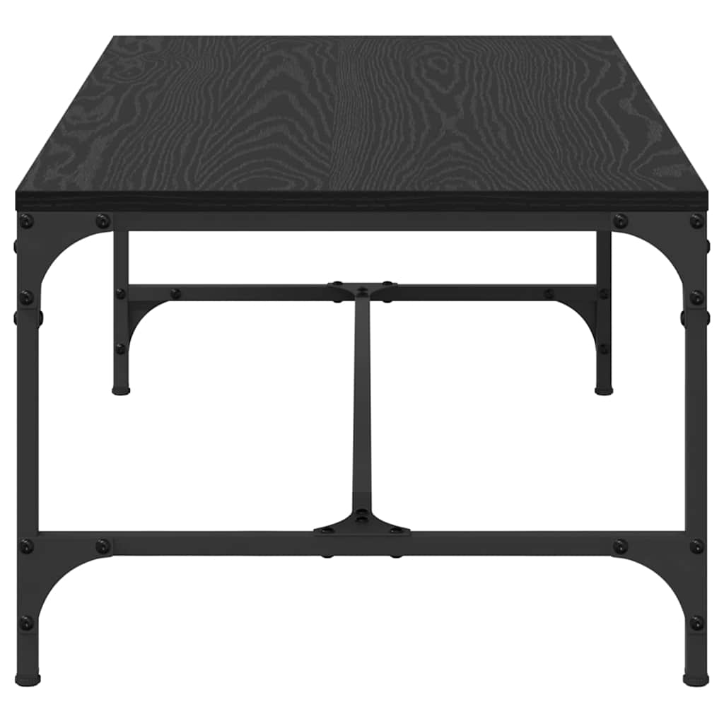 Sofabord Sort eg 100 x 50 x 35 cm Konstrueret træ