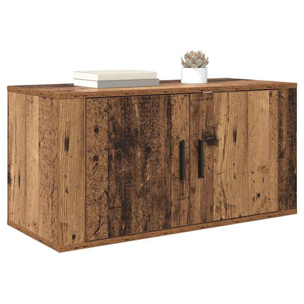 Vægmonteret TV Skab Vægmonteret Gammelt træ 80 x 34,5 x 40 cm