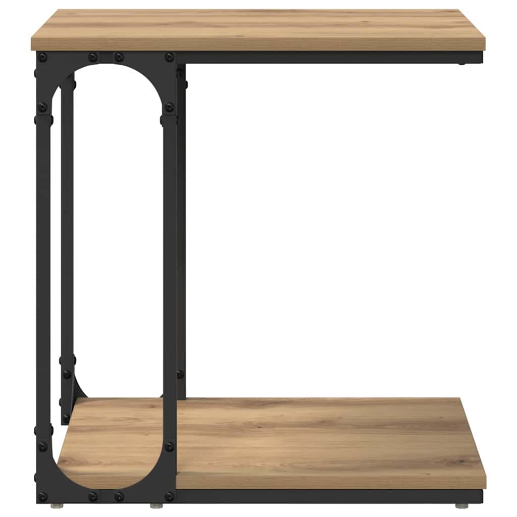 Sidebord Artisan Egetræ 50 x 35 x 52 cm Konstrueret træ