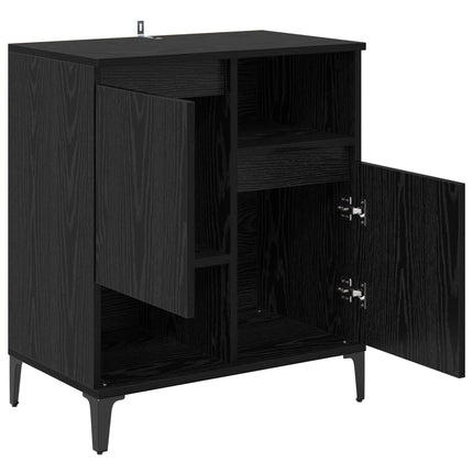 Sideboard Sort eg 60 x 35 x 70 cm Konstrueret træ