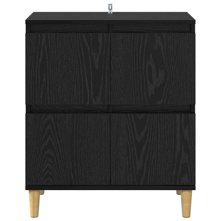 Sideboard Sort eg 60 x 35 x 70 cm Konstrueret træ