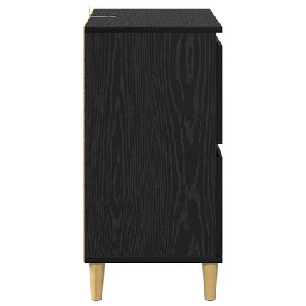 Sideboard Sort eg 60 x 35 x 70 cm Konstrueret træ