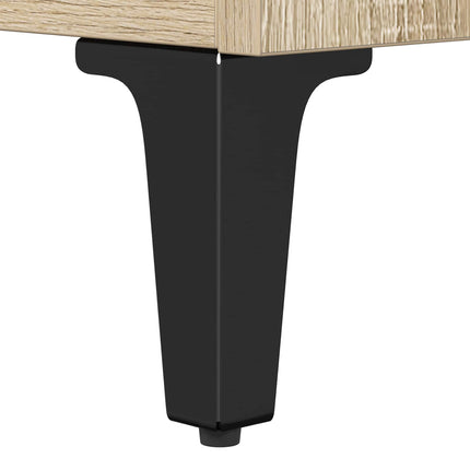 Vaskeskab Sonoma eg 80 x 33 x 60 cm Ingeniørt træ og jern
