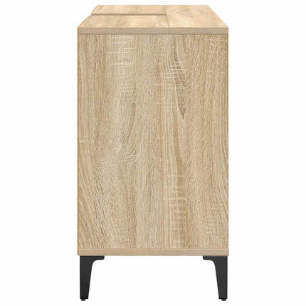 Vaskeskab Sonoma eg 80 x 33 x 60 cm Ingeniørt træ og jern