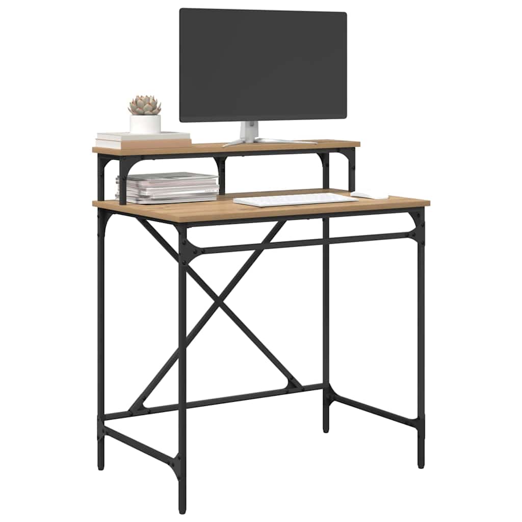 Bord Artisan Egetræ 80 x 50 x 90 cm Konstrueret træ