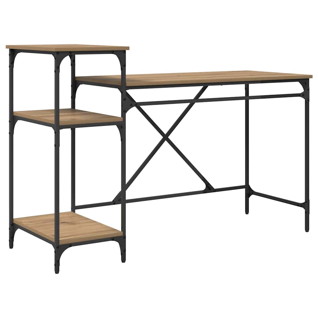 Bord Artisan Egetræ 135 x 50 x 90 cm Konstrueret træ